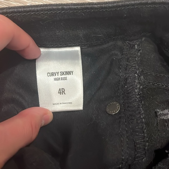 Express Black Curvy Skinny High Rise Jeans - Picture 5 of 5